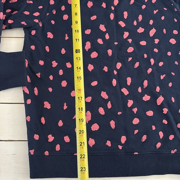 J. Crew Sweatshirt, Navy & Pink, Small - Picture 4 of 5